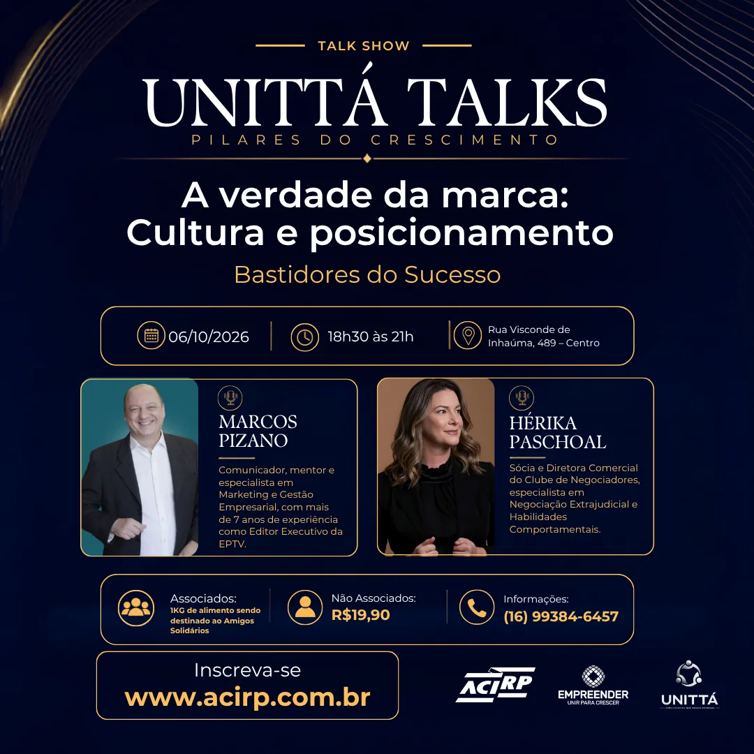 UNITTÁ TALKS: PILARES DO CRESCIMENTO